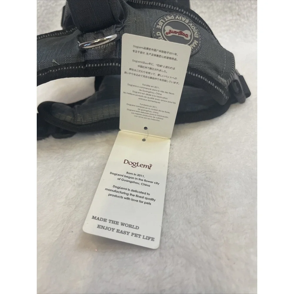 DogLemi‎ Dog Harness Vest Step-in Adjustable Pet Comfort Padded Reflective Gray